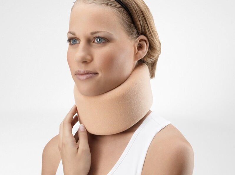 Neck neck with osteochondosis